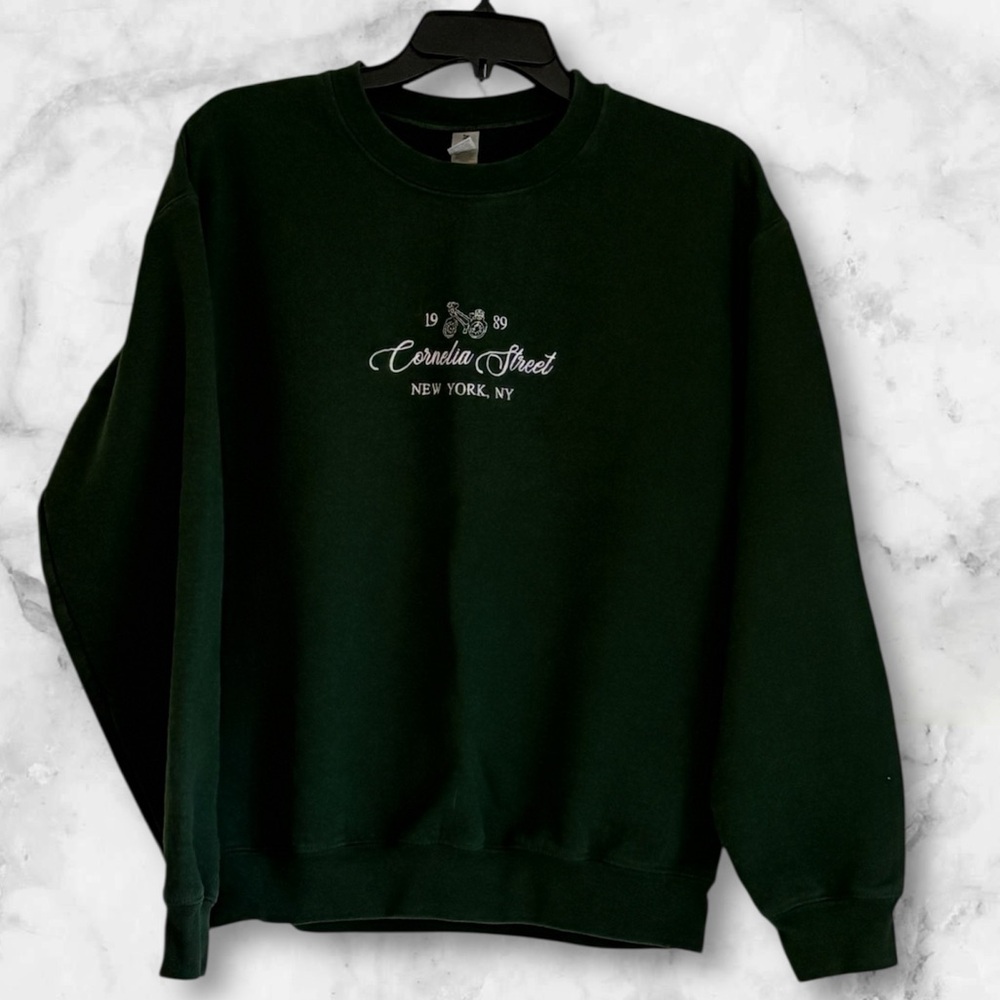 Taylor Swift Cornelia Street Dark Green Crewneck Sweatshirt
